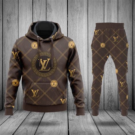 hoodie louis vuitton jacket|louis vuitton men's sweatsuit.